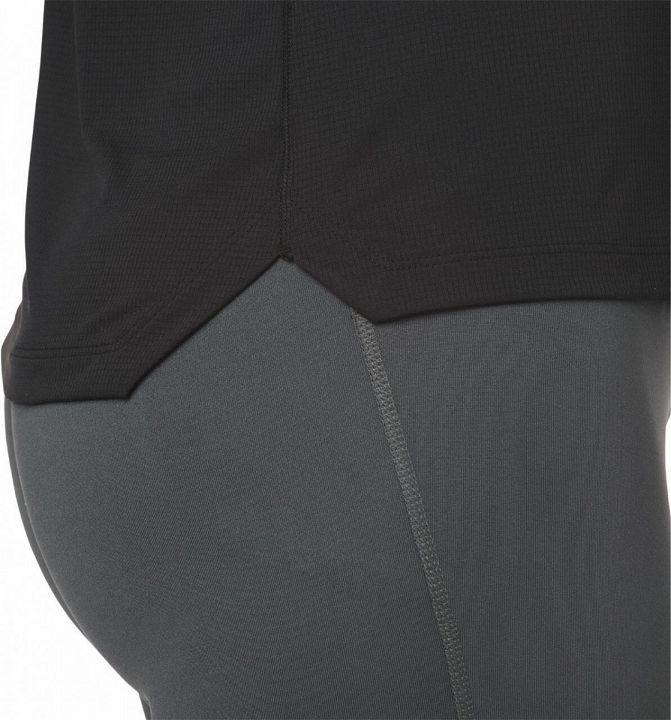 Asics Silver Long Sleeve 1/2 Zip Top Performance Black